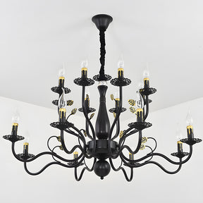 Flemish Style Ceiling Light Rustic Farmhouse Chandelier Lamp