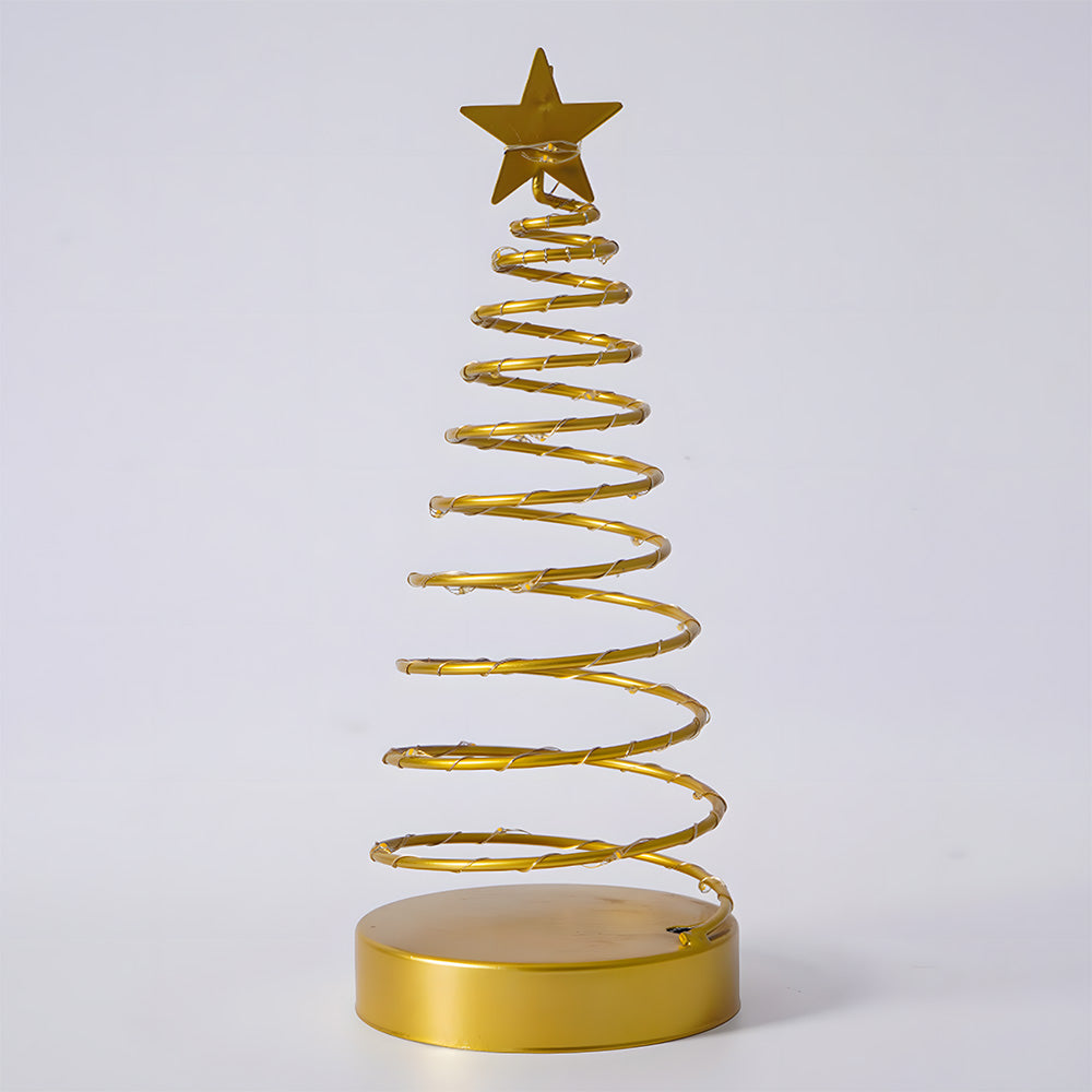 Modern Gold Tree Lights LED Christmas Lightings for Bedside