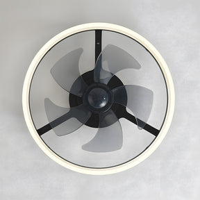 Modern LED Ceiling Fan with Light Remote Control Ceiling Fan for Living Room Dining Room