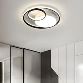 Modern Round LED Ceiling Lights Bedroom Art Decor