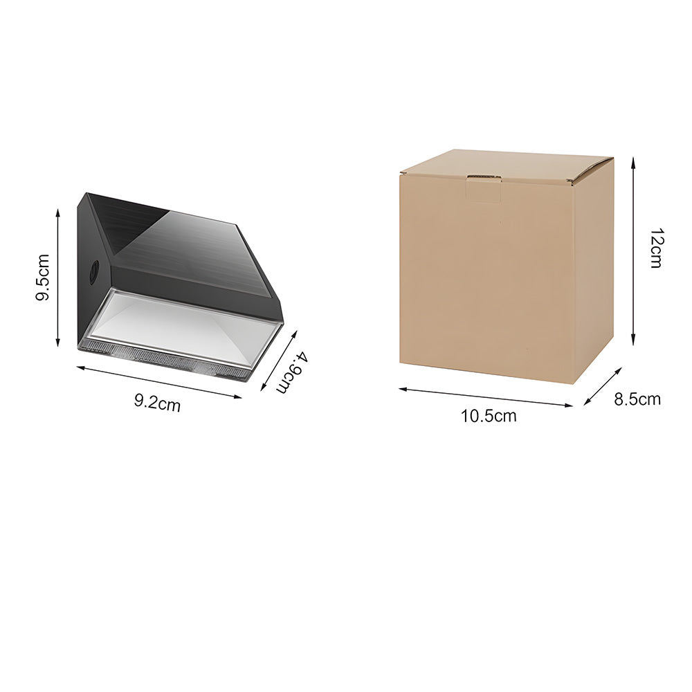 Dusk-to-Dawn Solar Sensor Outdoor Wall Lights for Hallway Patio Porch