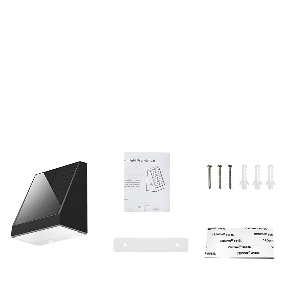 Dusk-to-Dawn Solar Sensor Outdoor Wall Lights for Hallway Patio Porch