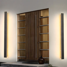 Modern Minimalist Waterproof Outdoor Linear Wall Lamp for Porch