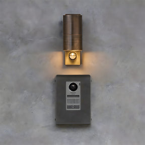 Modern Copper IP65 Dusk-to-Dawn LED Outdoor Wall Lights