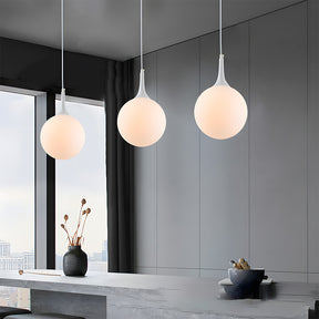 Globe Pendant Light, Modern Spherical Chandeliers for Dining Area Kitchen