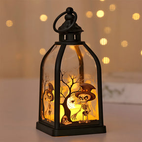 Indoor Decor Witch Bat LED Halloween Table Lamp for Night Party