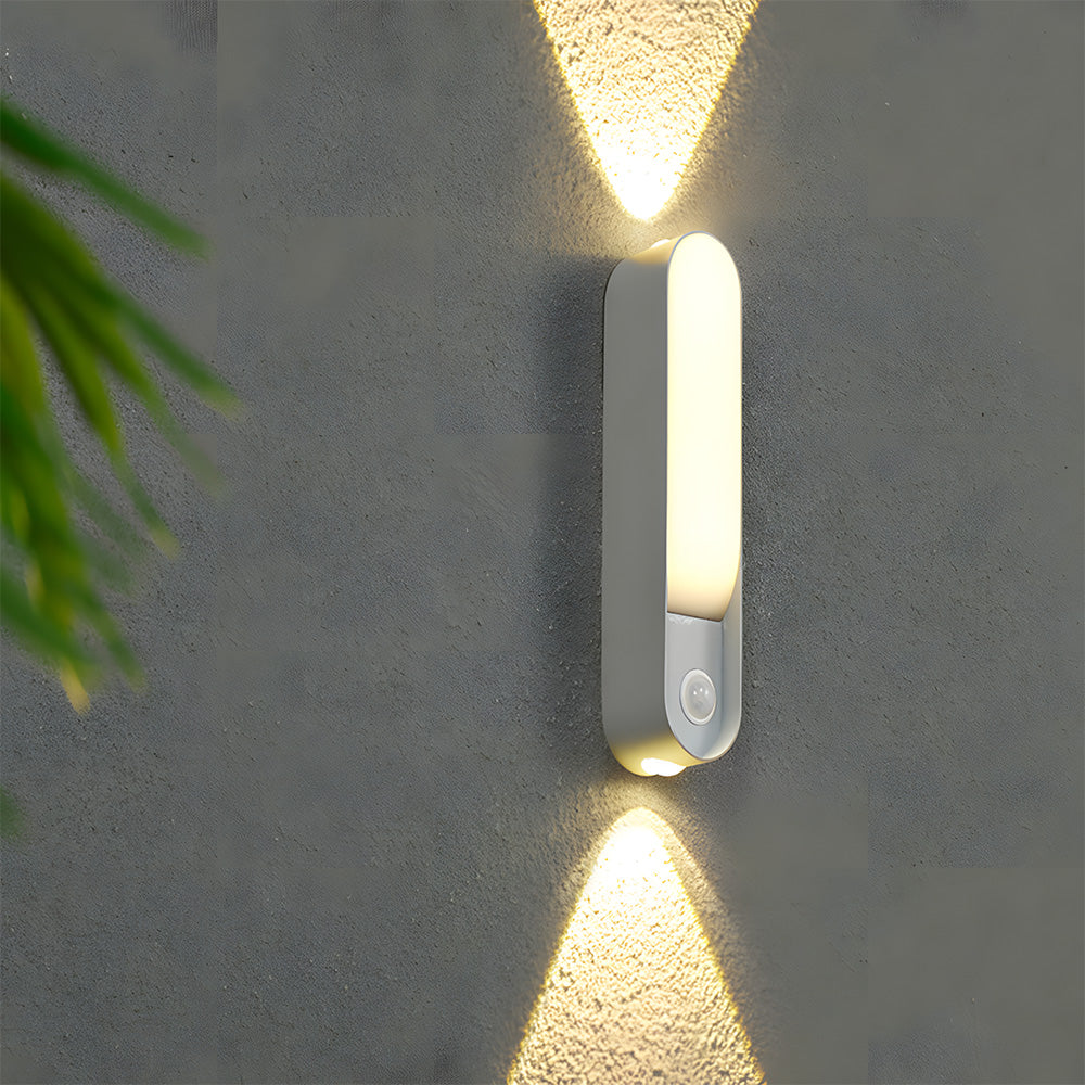 Up and Down Motion Sensor Aluminium Outdoor Wall Lights for Doorways