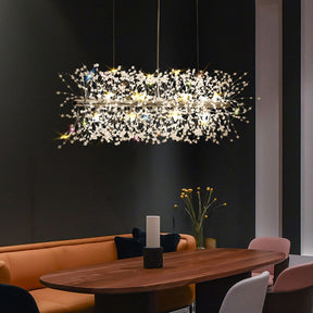 Nordic Luxury Crystal Dining Pendant Light for Kitchen Island