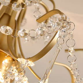 Modern Mini Crystal Ceiling Lights for Porch Hallway