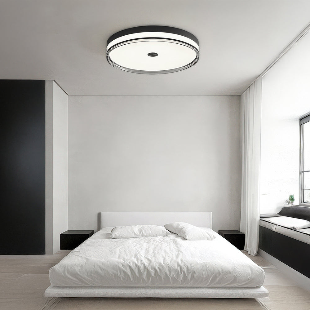 Minimalist Modern Black Acrylic LED Living Room Ceiling Lights