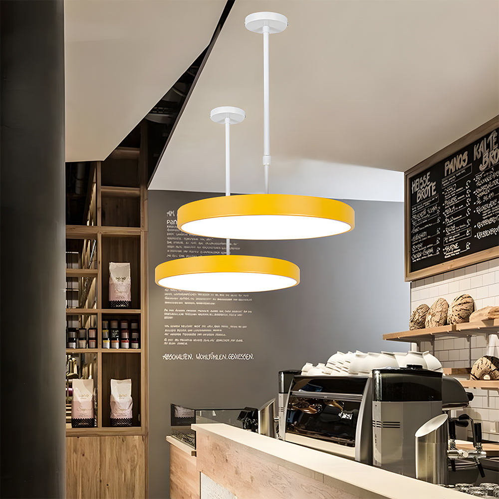 Modern Disc Pendant Light For Kitchen Island