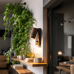 Modern Copper IP65 Dusk-to-Dawn LED Outdoor Wall Lights