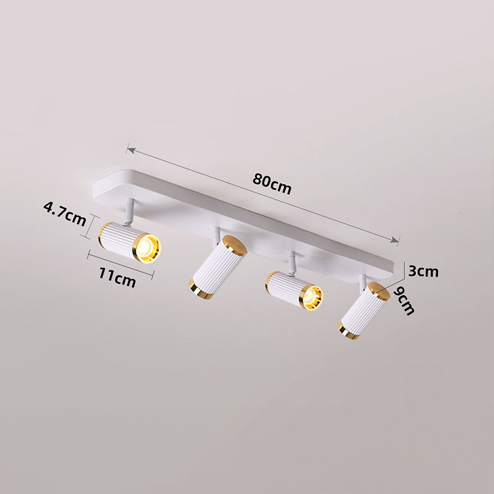 Simple Metal White LED Track Lighting