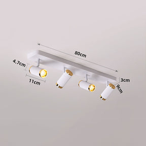 Simple Metal White LED Track Lighting