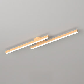 Minimalist Linear Ceiling Lighting Fixture Semi Flush Mount Ceiling Lights for Living Room Bedroom