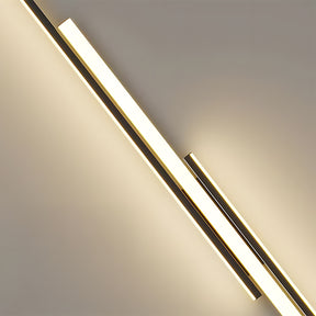 Modern Minimalist Linear LED Ceiling Lamp, Close-to-Ceiling Lights for Living room & Bedroom