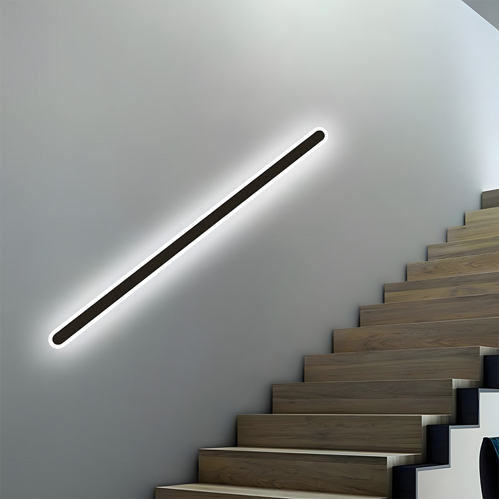 Nordic Edge Linear LED Flush Mount Ceiling Light