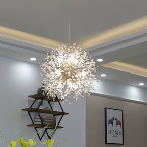 Modern Dandelion Chandelier Luxury Firework Pendant Light for Dining Room