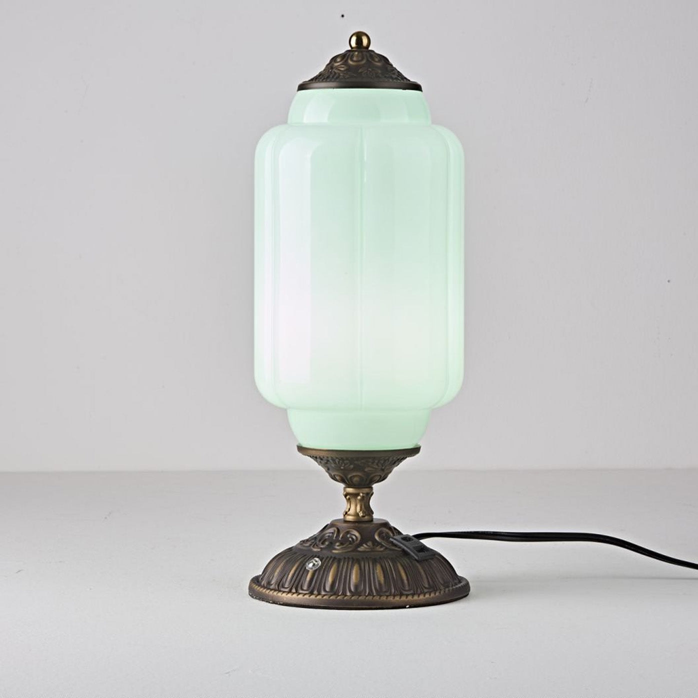 Modern Glass Light With Colored Glass Shade for Living Room