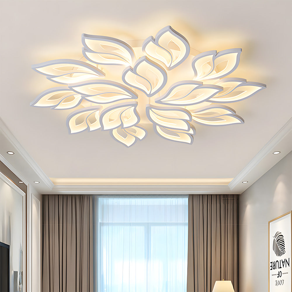 Creative Design Petals White Ceiling Light For Living Room