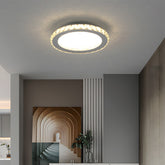 Chrome Crystal Flush Mount Ceiling Light Luxury Crystal Chandeliers