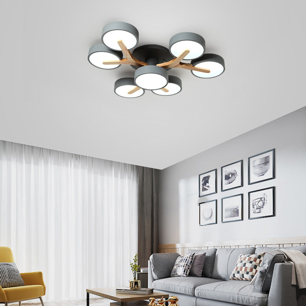 Contemporary Luxurious Acrylic Living Room LED Ceiling Lights