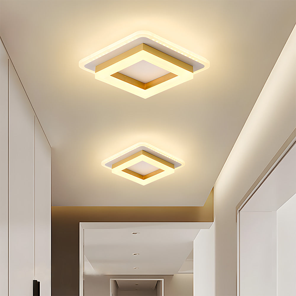 Mini Art Deco Hallway LED Ceiling Lamp