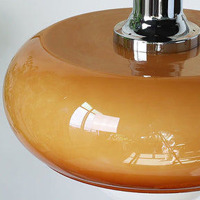 Bauhaus Dome Simple Coffee Glass Pendant Light