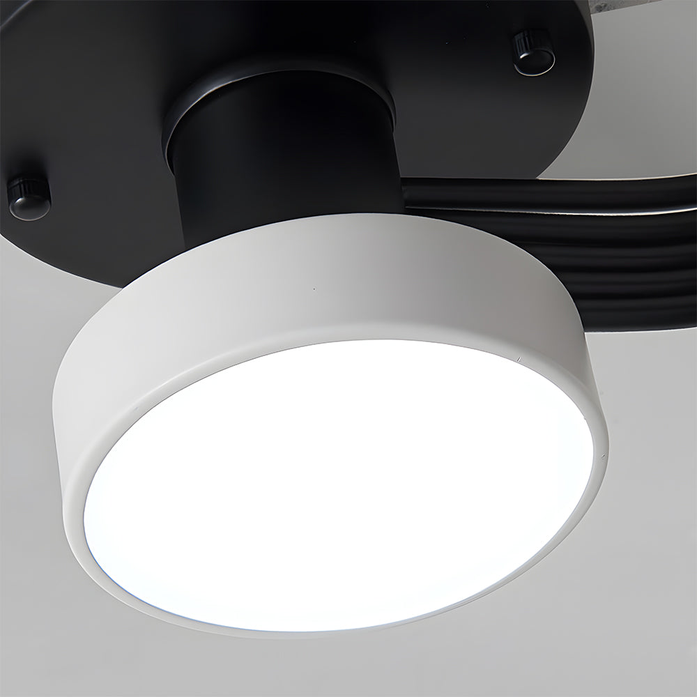 Modern Flush Mount Chandelier Nordic Ceiling Light Fixture