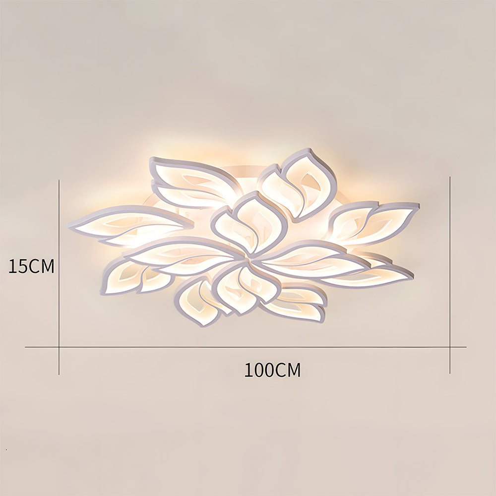 Creative Design Petals White Ceiling Light For Living Room