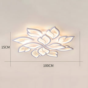 Creative Design Petals White Ceiling Light For Living Room