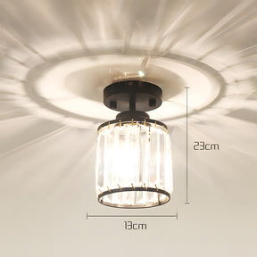 Mini Cylinder Crystal Hallway Ceiling Lights