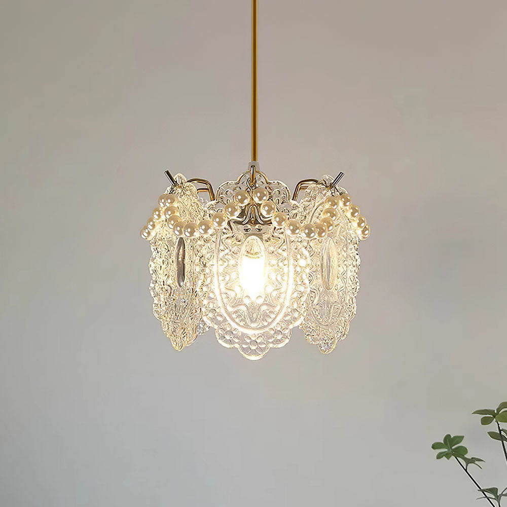 Elegant Glass Ceiling Light For Living Room