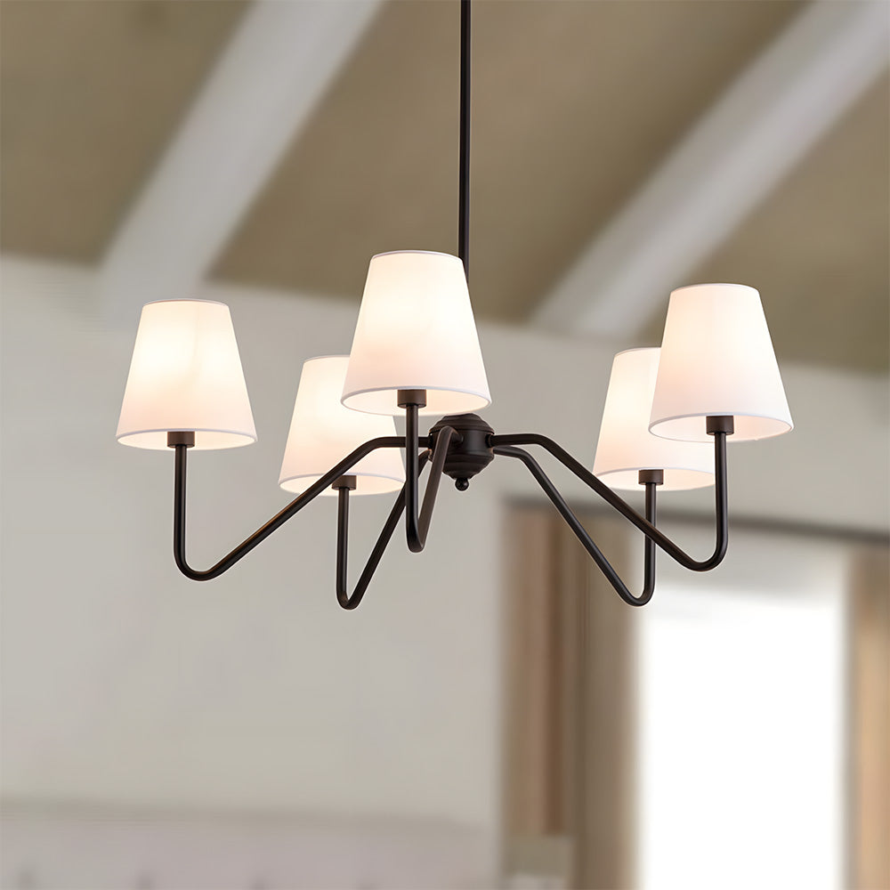 Starsky Iron Fabric Pendant Lights for Living Room