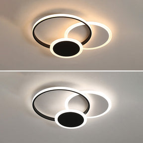 Elegant Acrylic LED Flush Mount Bedroom Ceiling Lamp