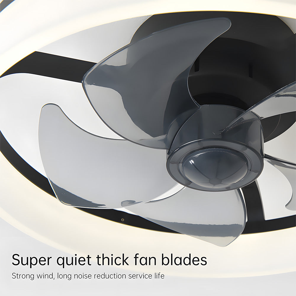 Modern LED Ceiling Fan with Light Remote Control Ceiling Fan for Living Room Dining Room