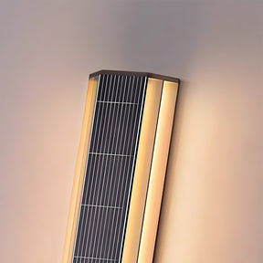 Modern Exterior Solar Wall Lights for House Garage Porch Patio, Dusk to Dawn