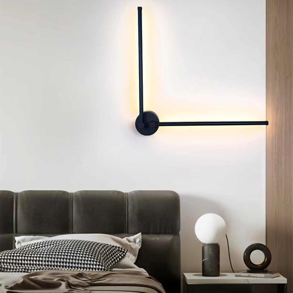 Modern Clock Shape Rotatable 270° LED Aluminum Wall Lights