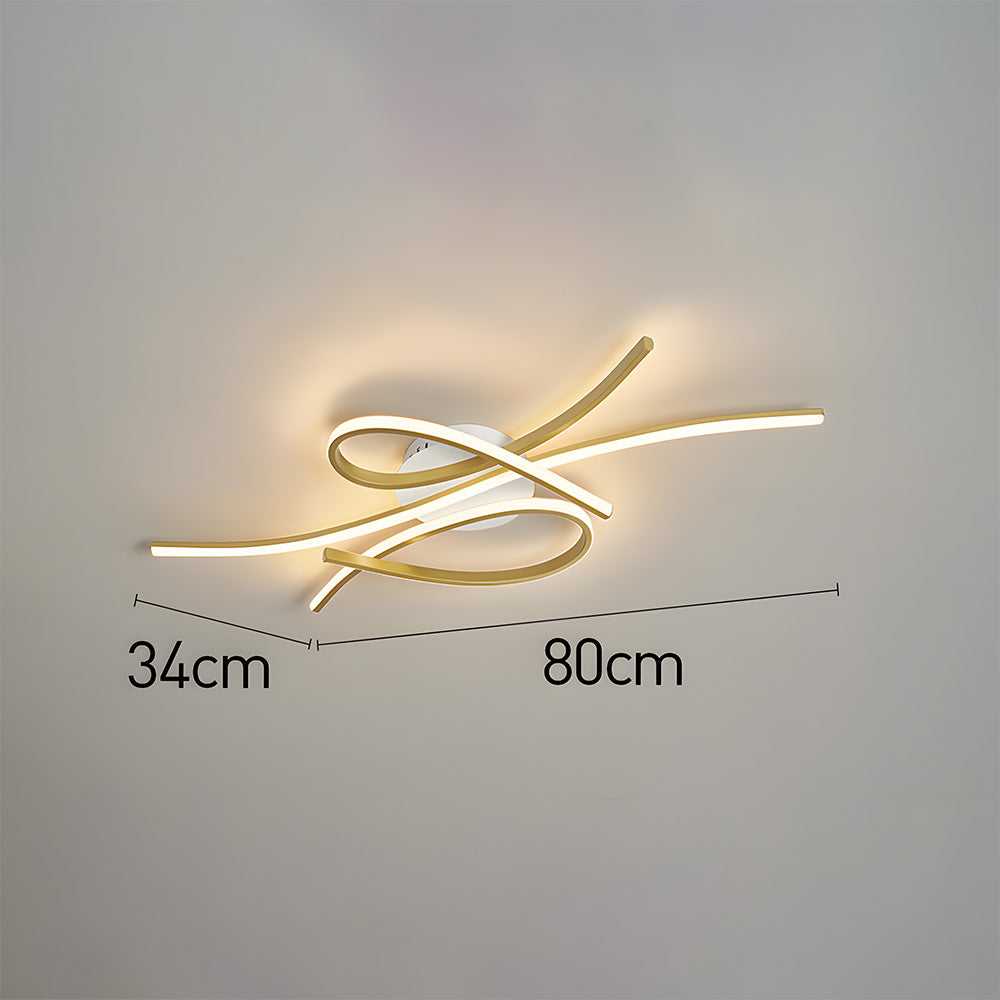 Unique Creative Musical Notes Living Room LED Ceiling Lamp