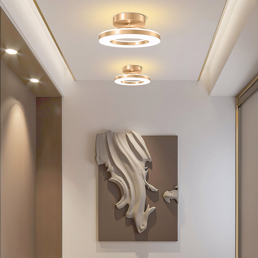 Contemporary Acrylic Round Hallway LED Ceiling Light