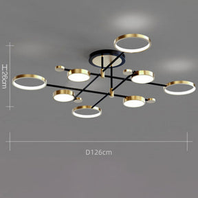 Modern Rings LED Living Room Ceiling Light