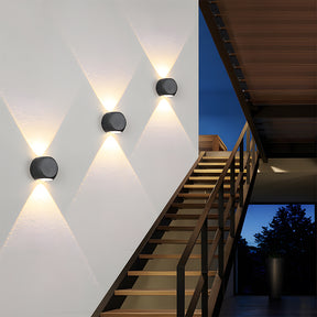 Outdoor Waterproof Exterior LED Wall Lights for Entryway Garage Patio in Warm White