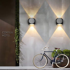 Outdoor Waterproof Exterior LED Wall Lights for Entryway Garage Patio in Warm White