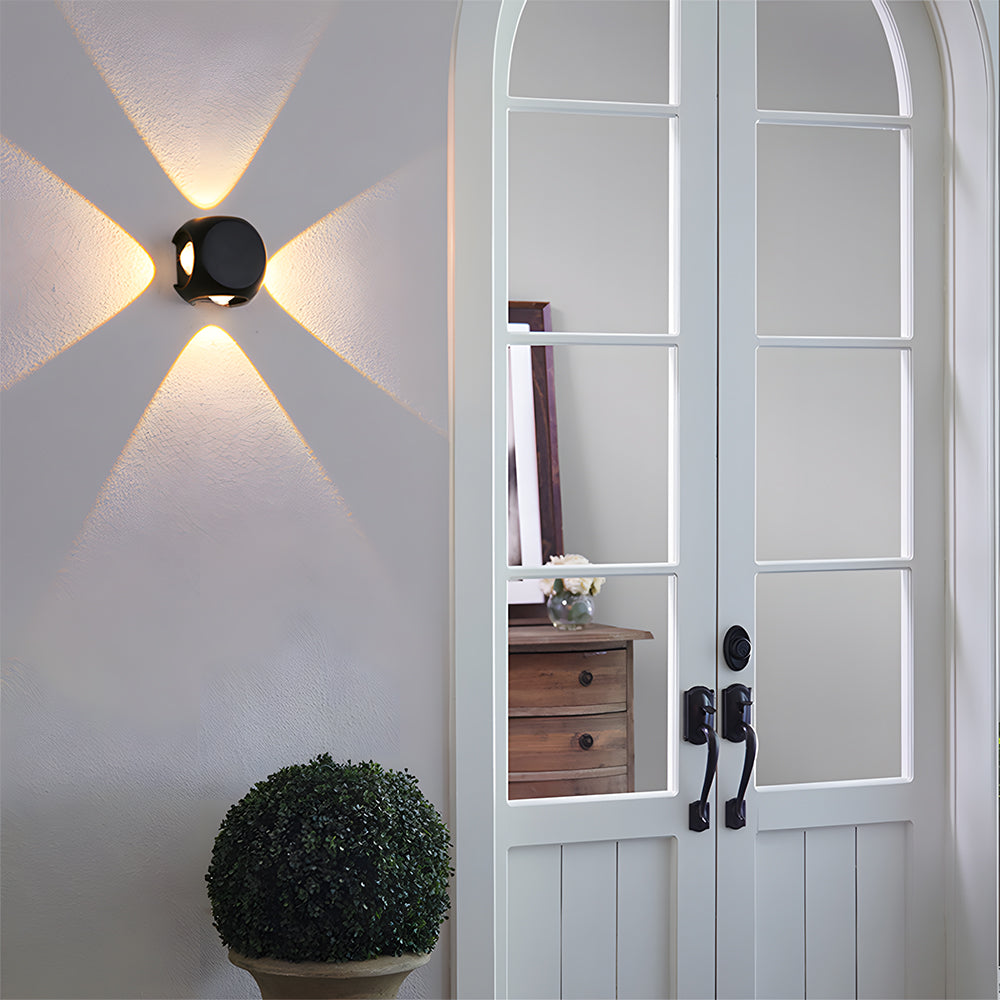 Outdoor Waterproof Exterior LED Wall Lights for Entryway Garage Patio in Warm White