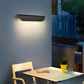 Minimalist Arc LED Waterproof Outdoor Wall Lamp for Gate, Garden & Patio