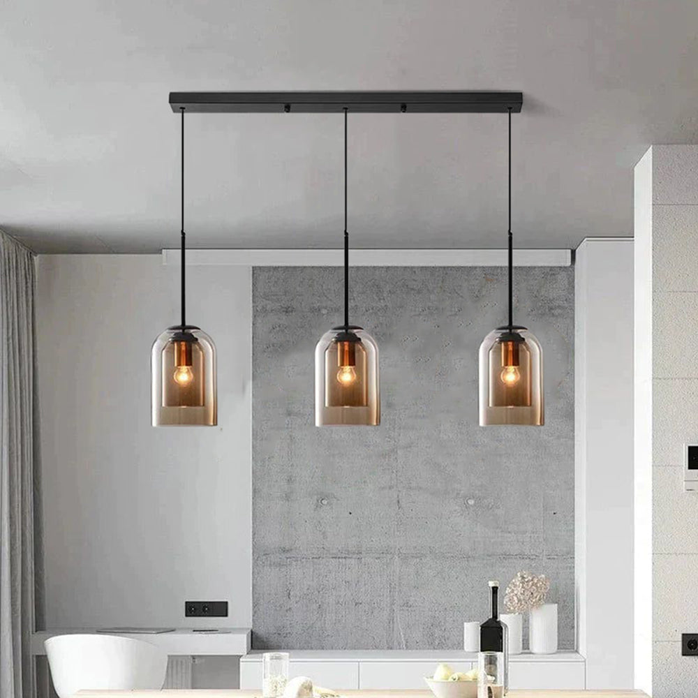 Minimalist Design Double Layer Small Pendant Light For Dining Room