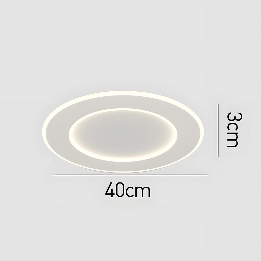 Minimalist White Acrylic LED Living Room Ceiling Lights