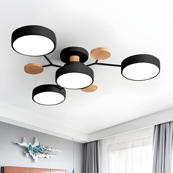 Contemporary Pendant Metal Cylinder Shades Dining Room - Image 29