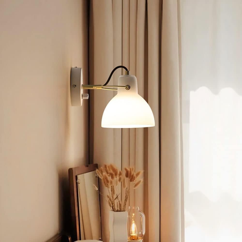 Modern Glass Wall Light For Bed Room