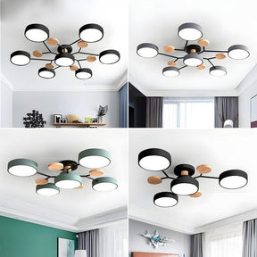 Modern Circular Living Room LED Ceiling Light